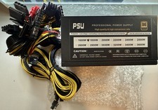 1800W PSU Professional Power Supply for HEC & GC 110-230V Open box, Never used picture