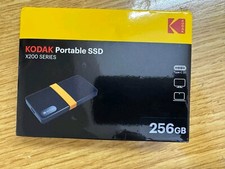 KODAK X200 SERIES PORTABLE SSD 256GB SOLID STATE DRIVE PORTABLE picture