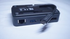 Thunderbolt 3 Mobile Travel Dock, Dual Video HDMI and DisplayPort, 4K@60Hz picture