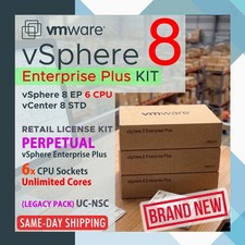 Vmware vSphere v. 8 ENTERPRISE Plus BUNDLE KIT vCenter STD + 3 Host vSphere NEW picture