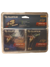 Fuji Lot of 2  Zip 100MB Disk  Mac Formatted picture