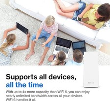 Linksys MX4200 Mesh WiFi Router - AX4200 WiFi 6 Router - Velop Tri-Band -  White picture