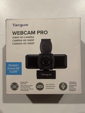 Targus Webcam Pro 1080P HD Camera Integrated Mic AVC041 Universal Compatibility picture