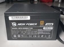 500-WATT Safety, 80Plus Bronze Tested ATX 12V 24pin 2-PCIE Black PC Power Supply picture