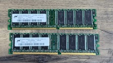 2PCS Micron 256MB MT8VDDT3264AG-335C4 PC2700U-25331-A1 DDR, 333, CL2.5 PC Memory picture