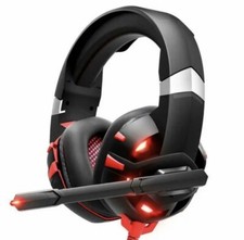 RUNMUS Gaming Headset - Black/Red picture
