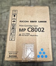Genuine Ricoh MP C8002 842086 Cyan Toner Cartridge Ricoh/Savin/Lanier MP C6502SP picture