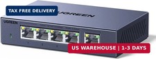 UGREEN 2.5Gb Switch, 5-Port Ethernet Switch, 5 x 2.5Gb Uplink, Metal Case picture