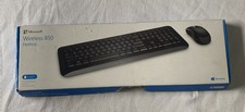 Microsoft Wireless 850 Desktop Keyboard Mouse Combo Black USB PC Windows 10 8 7 picture