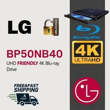 LG BP50NB40 External UHD Friendly 4K Blu-ray Burner LibreDrive MakeMKV Flashed picture