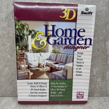 Swift Cosmi 3D Home Garden Designer CD ROM Windows 95 Vintage Software SEALED picture