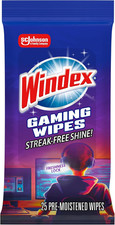Windex Gaming Cleaning Wipes, Pre-Moistened Wipes to Instantly Clean all Gami... picture