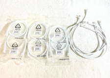 10 Pack - 2ft UTP CAT6E Ethernet Network Patch Cables (White), 6 In Pack; 4 Open picture