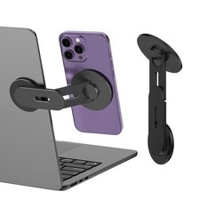 Magnetic Laptop Phone Holder, 360° Rotating Mount picture