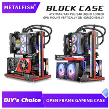 METALFISH BlockCase Aluminum Open Frame Case Support ATX/M-ATX picture