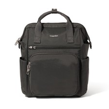 Baggallini Securtex Anti-Theft Windsor Backpack for Travel, Medium, Charcoal picture