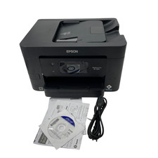 AS/IS Epson WorkForce Pro WF-3820 Wireless All-in-One Printer Black #MC4397 (TC) picture