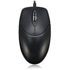 Adesso HC-3003PS 3-Button PS/2 Optical Mouse Wired Ergonomic Legacy PC picture