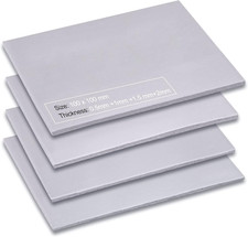 4 Pack 13 W/M.K Thermal Pads, 100 X 100 Mm X [0.5 Mm+1 Mm+1.5 Mm+2 Mm] Silicone picture