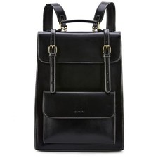 ECOSUSI Laptop Backpack for Women PU Leather Backpack Vintage for Laptop 15.6... picture