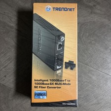 TRENDnet TFC-1000MSC 1000Base-T to 1000Base-SX Multi-Mode SC-Fiber Converter NEW picture