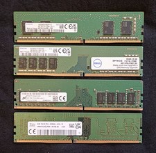 32GB Total (4) 8GB Modules) DDR4 Desktop RAM Memory Samsung/Micro/Skhynix picture
