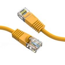 25 FOOT Cat6 Gigabit Pure Copper 24AWG Ethernet Patch Cable Molded Plug 9 Color picture