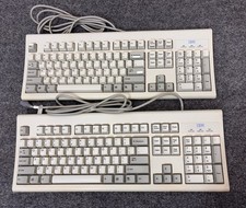 (2) Vintage IBM Keyboard PS/2 104-Key KB-8923 Untested picture