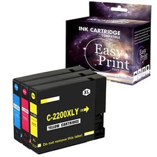 3PK PGI2200 XL Ink Cartridge for Canon Maxify MB5020 MB5120 MB5320,CMY picture