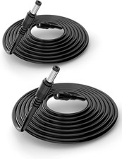 6.6FT 2M DC Power Extension Cable 5.5 Mm X 2.1 Mm 5521 Male to Female 12V DC Ada picture