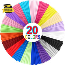 20 Colors 3D Pen Filament Refills 1.75Mm PLA Threads Each Color 16.4 Feet Total picture