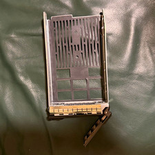 3.5 in Metal Computer/Server Drive Bay Tray Caddy Silver w/ Latch Handle picture