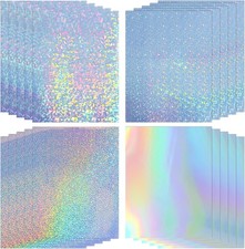 Koala Holographic Sticker Paper for Inkjet & Laser Printers, 20 Sheets Printable picture