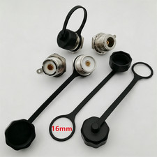 10pcs N Type UHF Antenna Base Dust Cap With Soft Chain RF Coaxial Socket Protect picture