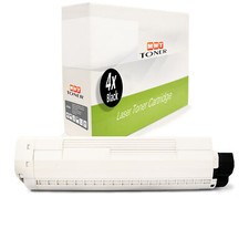 4x MWT Cartridge BLACK for OKI ES-8431-dn ES-8441 picture