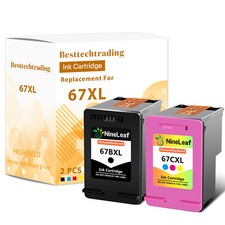 Refilled 67XL Ink Cartridge FOR HP DeskJet 2732 2752 2755 Plus 4152 4155 4158 picture