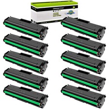 10 Pack MLT-D101S Toner Fit for Samsung ML-2165W ML-2168 SCX-3400 3400F SCX-3401 picture