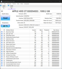 Apple HDD Seagate Barracuda Model ST1000DM003 1TB Internal Hard Drive Cache 64MB picture