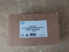 KTI NETWORK KGD-802-B INDUSTRIAL 8-PORT FAST YELLOW ETHERNET SWITCH picture