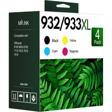 MR.INK 932XL 933XL Ink Cartridges Combo Pack Compatible HP 932XL 933XL 932 And picture