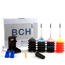 Bch Ink Refill Kit For Hp Cartridges Complete Diy System With Tools And Inks picture