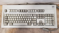 1986 IBM Model M Buckling Spring Keyboard 1390120 With Cable, Good picture