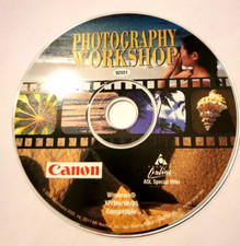 Canon CD Rom Photography Workshop 92551 Software For Windows XP Me 98 95  picture