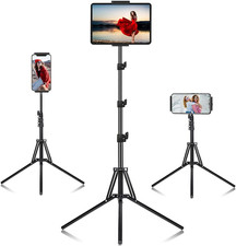 Tablet Stand with 65 Inch Height Adjustable Aluminum Holder for iPad Pro iPhone picture