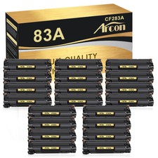 20 Multi-Pack Black CF283A Toner Cartridges for HP 83A LaserJet Pro M201n M127fn picture