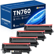 TN760 Toner 4 Pack High Yield Brother picture