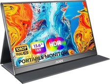 Portable Monitor 15.6inch FHD 1080P 60Hz USB C HDMI Gaming Ultra-Slim IPS Displa picture