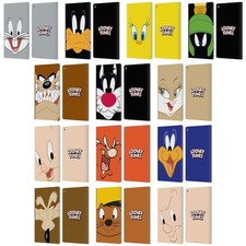 OFFICIAL LOONEY TUNES FULL FACE LEATHER BOOK WALLET CASE COVER FOR AMAZON FIRE picture
