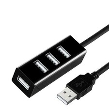 USB 2.0 4 Port Hub Splitter High Speed Multi Expander Adapter for PC Device picture