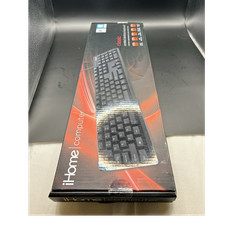 iHome IH-K301 Classic Corded Desktop Keyboard USB Quiet Keys Slim Black picture